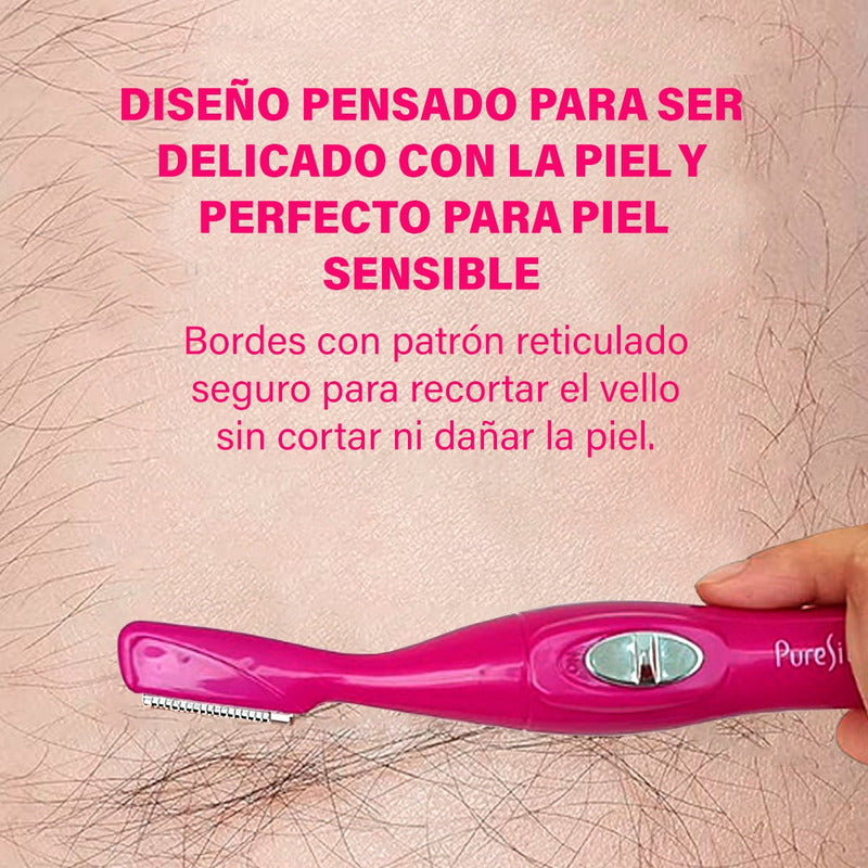 Depiladora Facial Pure Silk Perfecta Para Rostro Y Cejas