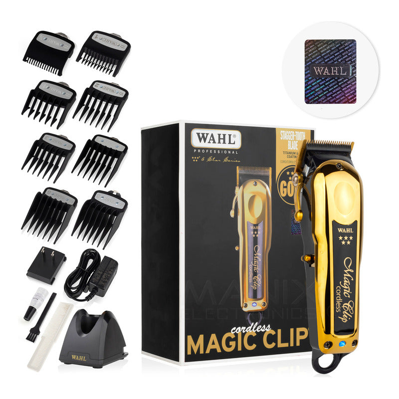 Wahl 5 Star Magic Clip Edición Gold Cortapelo Inalambrica