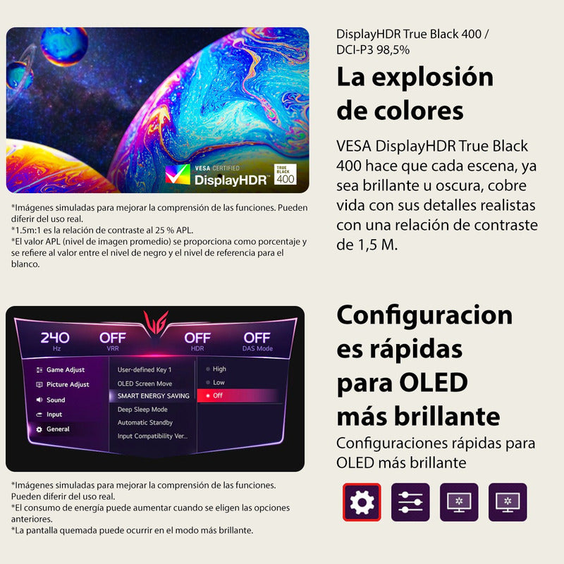 Monitor Gamer LG Ultragear 45 Curvo 45gs96qb Oled Bocinas