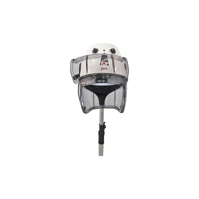 Secador De Casco Profesional Para Cabello Super Top Ceriotti Color Blanco