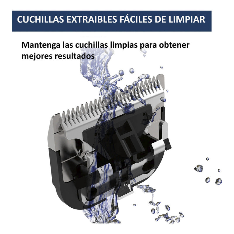 Kit De Máquina Rasuradora Inalámbrica Wahl, Para Cabello Y Barba, 22 Accesorios Incluidos, Cuchillas De Acero Inoxidable. Modelo 9639-2201mx