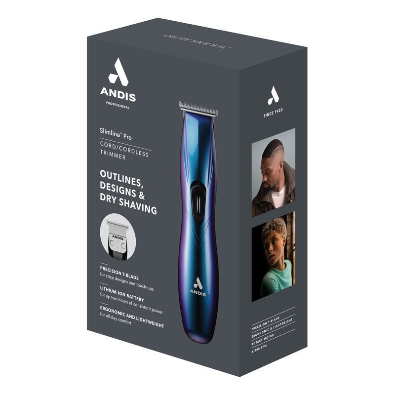 Maquina De Rasurar Trimmer Inalámbrica Andis Slimline Pro Li Galaxy Edición Limitada Cuchilla En T 560974