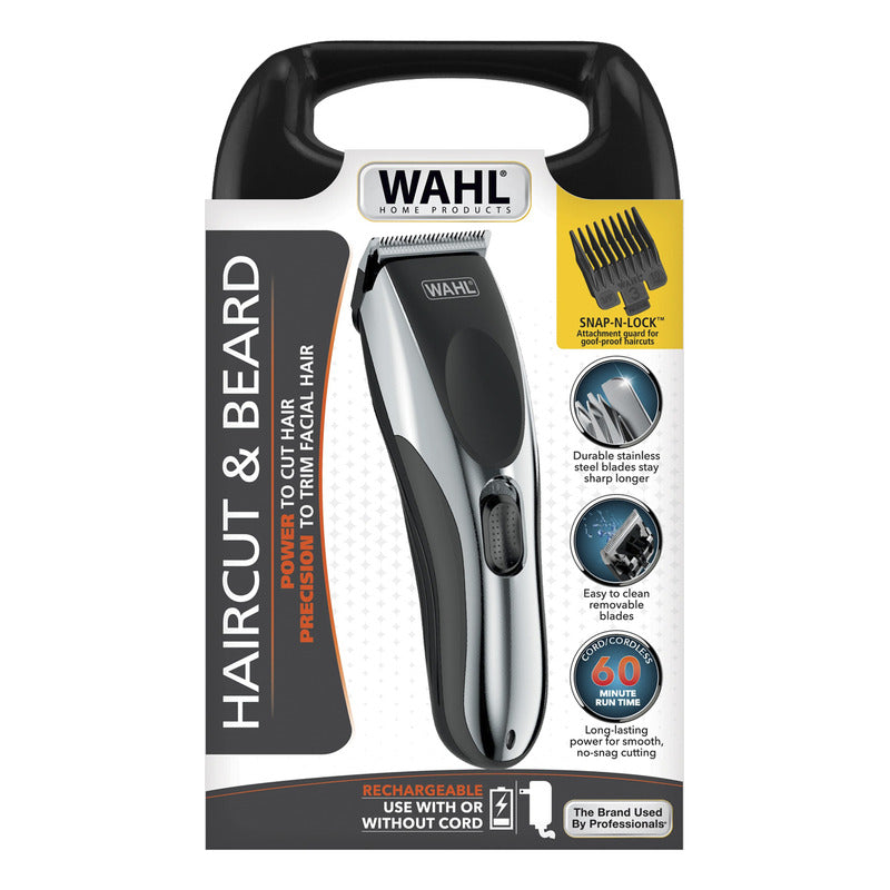 Maquina Rasuradora Wahl Inalámbrica Para Barba Y Cabello 963