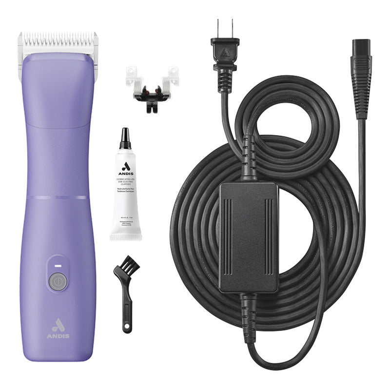 Máquina Rasuradora Profesional Para Perros Y Gatos Profesional Inalámbrica De Pelo Emerge Modelo Autonomía De 90 Minutos 560489 Color Lila