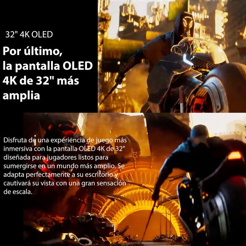 Monitor Gaming Ultragear LG Pantalla Oled 32 Pulgadas 4k Uhd