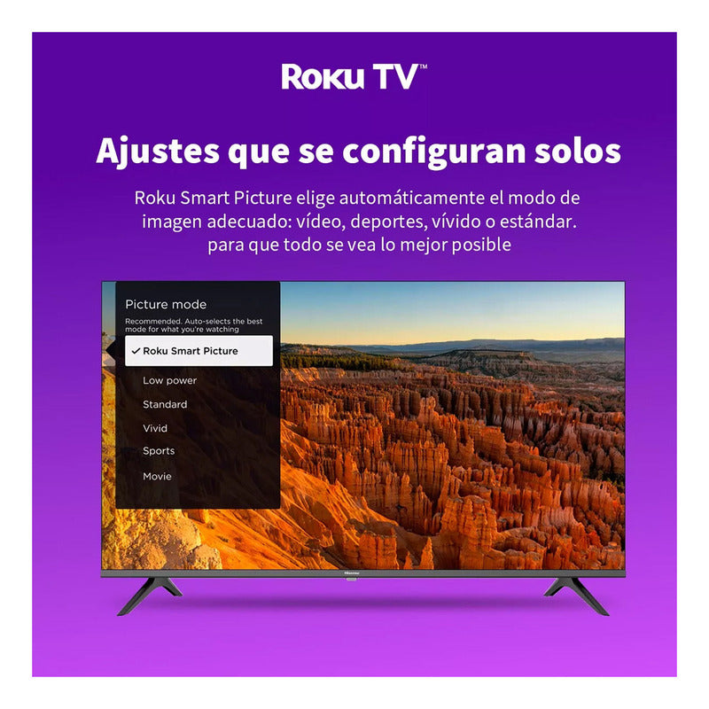 Smart Tv 32 Pulgadas Hisense Pantalla Hd Roku Tv Dolby Audio