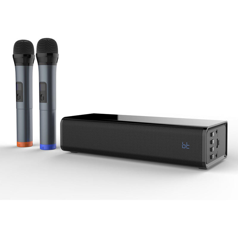 Bocina Portátil Pure Acoustics Con Karaoke Y 2 Micrófonos Bt