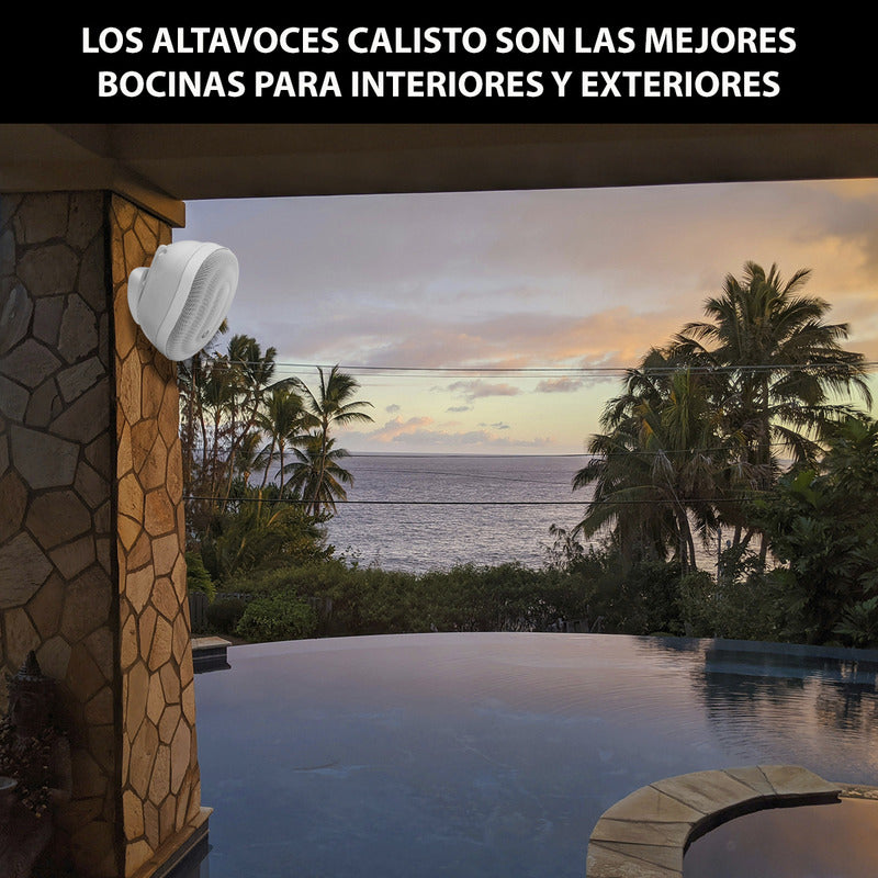 Bocinas Para Exterior Pure Acoustics Bluetooth Ipx6 120w