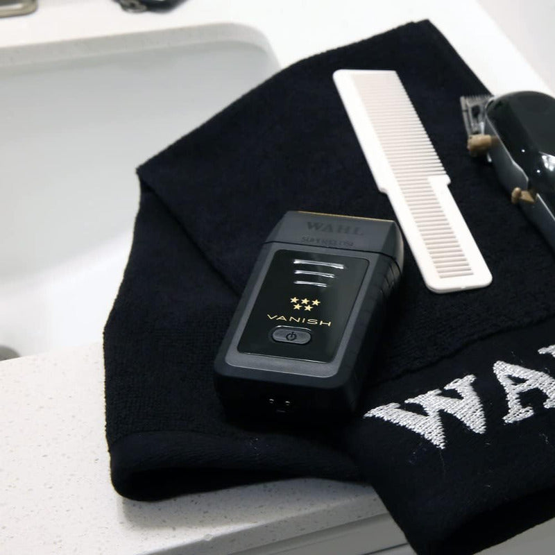 Máquina Afeitadora Wahl® Vanish Shaver Profesional Recargable Con Holograma De Autenticidad Para Bebería Color Negro