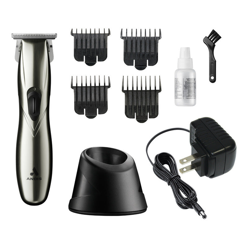 Maquina Trimmer Rasuradora De Pelo Barba Y Bigote Andis Slimline Pro Li Gtx D-8 Chrome 127v 32270
