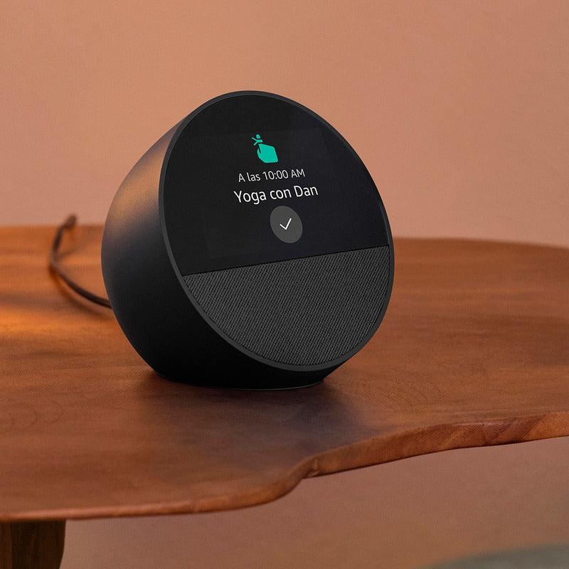 Amazon Echo Spot Bocina Y Despertador Inteligente Negro B0bf