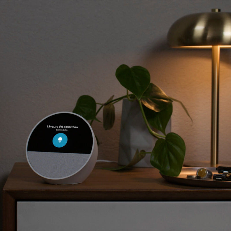 Amazon Echo Spot Bocina Y Despertador Inteligente Blanco
