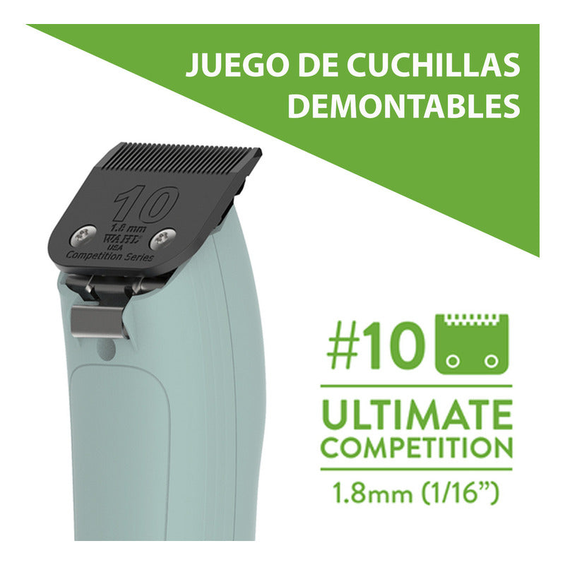 Rasuradora Perro Inalambrica Wahl Profesional Km10 Inspire Color Agua