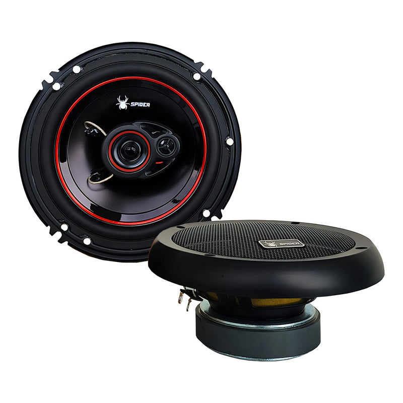 Bocina Spider 6 Pulgadas Pro Audio 3 Vías Potencia Rms 80 W Max Potencia 400 W