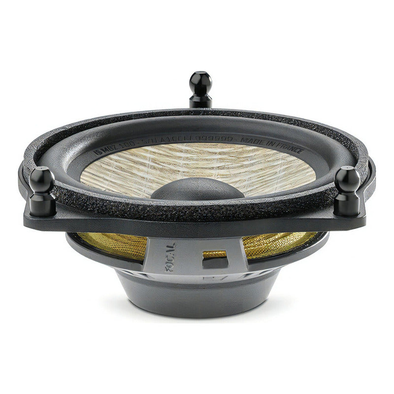Set De Medios Focal Is Mbz 100 2 Vias Plug And Play 4 PuLG Color Madera