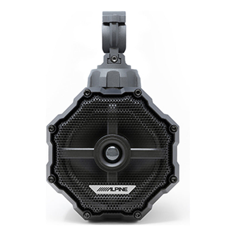 Bocinas Alpine 6.5 Para Cuatrimoto, Rzr O Atv's Con Luz Rgb, Bocinas Marinas Para Lancha Yate Resistentes A La Intemperie, Coaxial De 2 Vías Todo Terreno