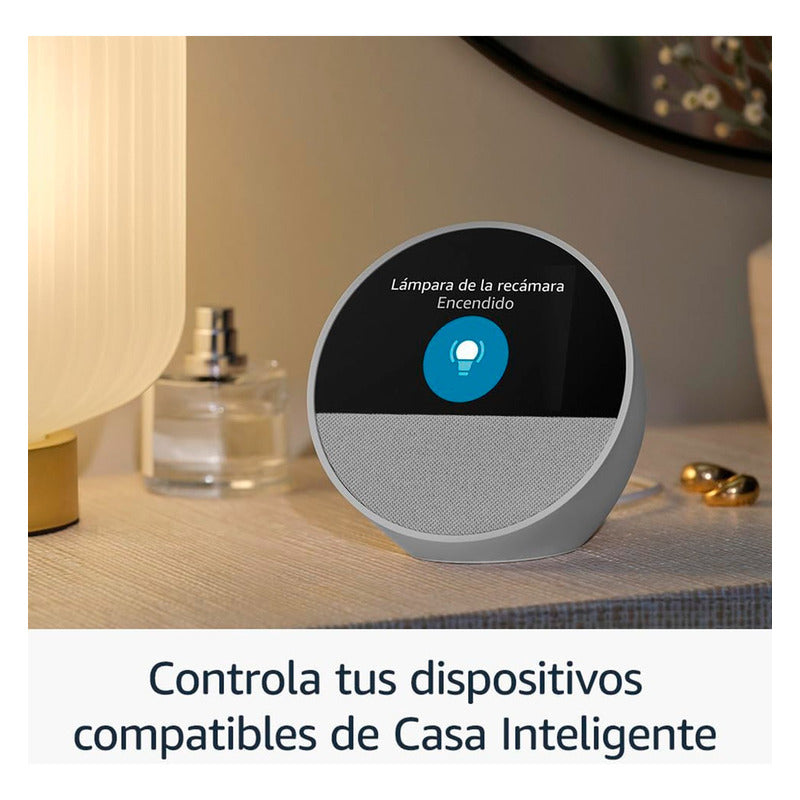 Amazon Echo Spot Bocina Y Despertador Inteligente Blanco