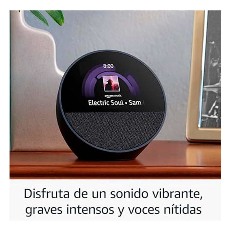 Amazon Echo Spot Bocina Y Despertador Inteligente Negro B0bf