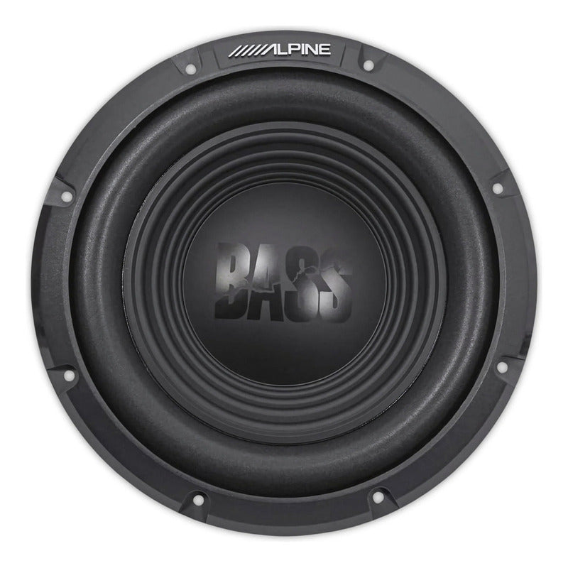 Subwoofer Alpine Modelo W10s4 10 Pulgadas Potencia Máxima 750w Potencia Rms 250w 4 Ohmios Color Negro