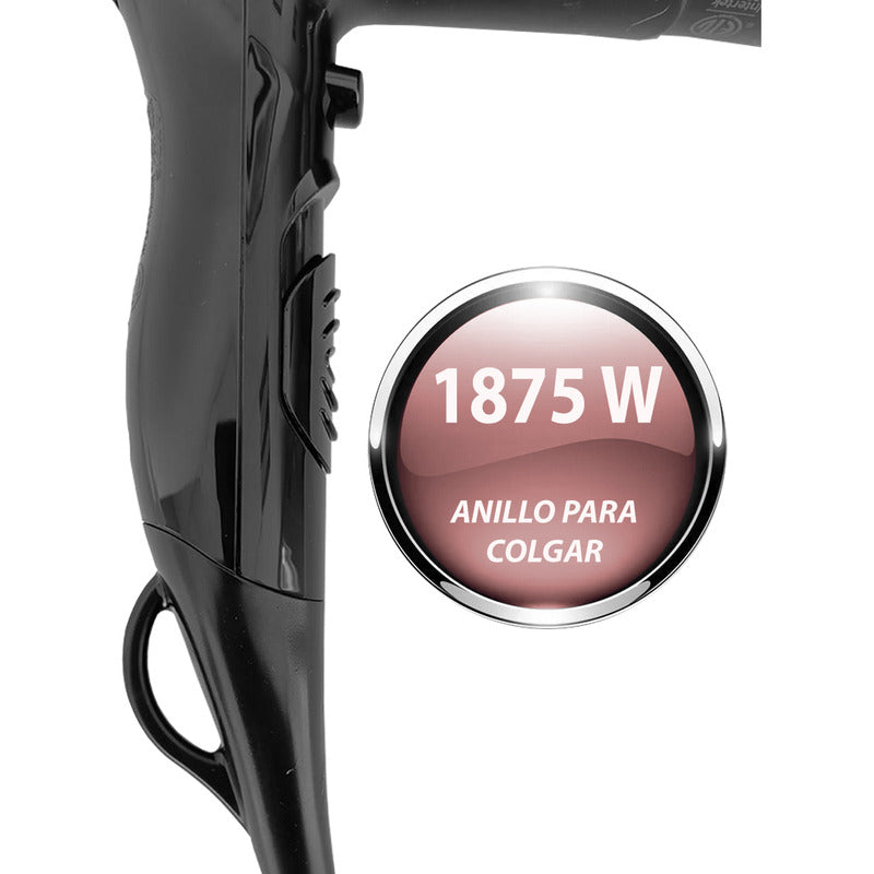 Secadora De Cabello Andis Ionica Turmalina 1875w Negra Lcs-1