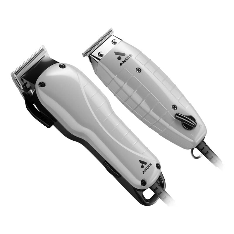 Maquina Rasuradora De Cabello Y Trimmer Andis Barber Combo Kit Profesional Para Estéticas Y Barberías 66615
