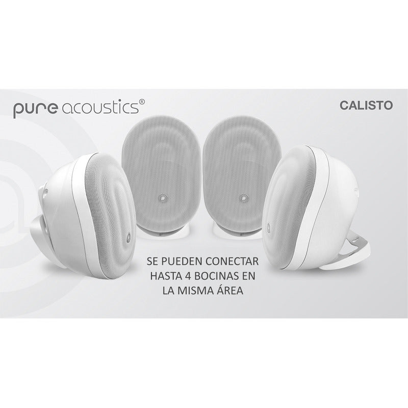 Bocinas Para Exterior Pure Acoustics Bluetooth Ipx6 120w