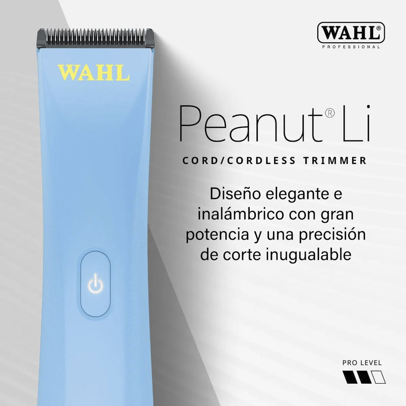 Maquina Rasuradora Inalambrica Wahl Peanut Li Barba/cabello Color Agua