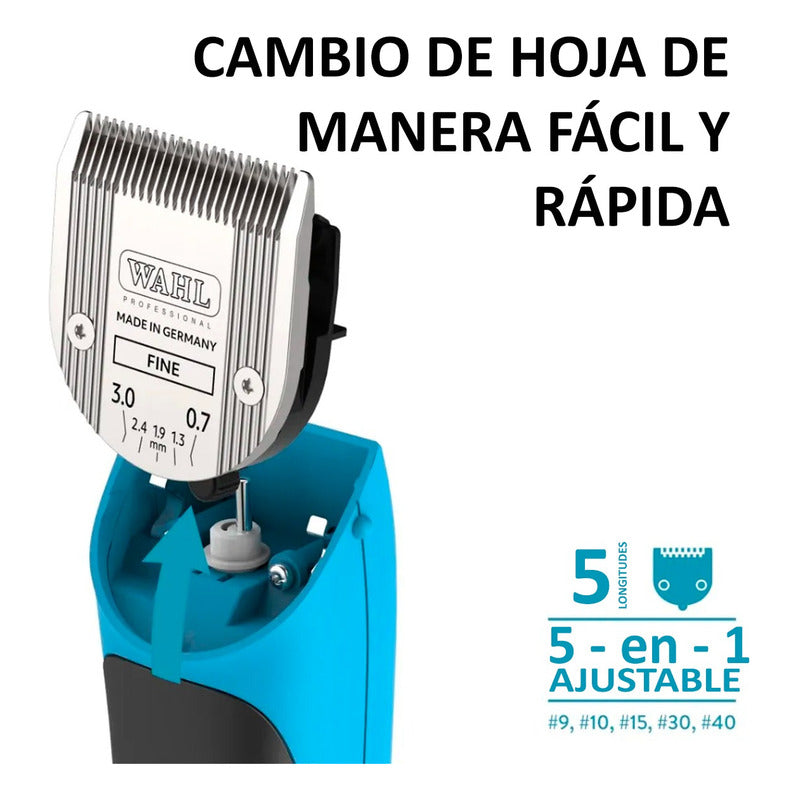 Máquina Inalámbrica Rasuradora Perro Wahl Profesional Bravur