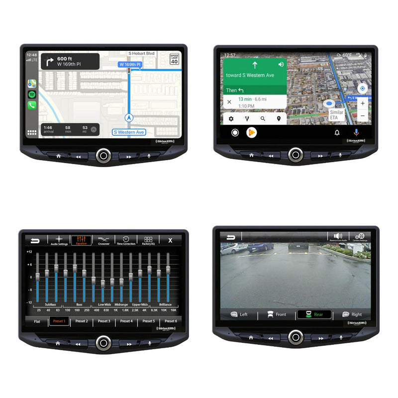 Autoestéreo Stinger Un1810 10 Carplay Android Gps Bt Usb