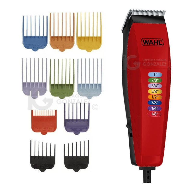 Máquina Cortadora De Cabello Kit Wahl 17 Piezas Profesional