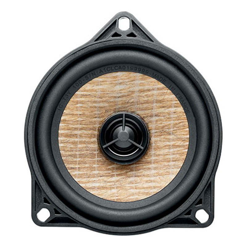 Kit Coaxial 2 Vías Focal Ic T3y 100 40w Rms 4 Ohms Color Negro