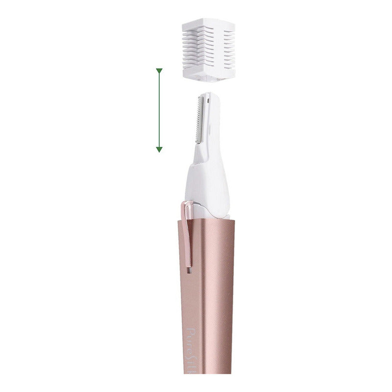 Depiladora Y Rasuradora Pure Silk Cara, Bikini Y Áreas Delicadas Luz Led Ideal Para Zonas Íntimas