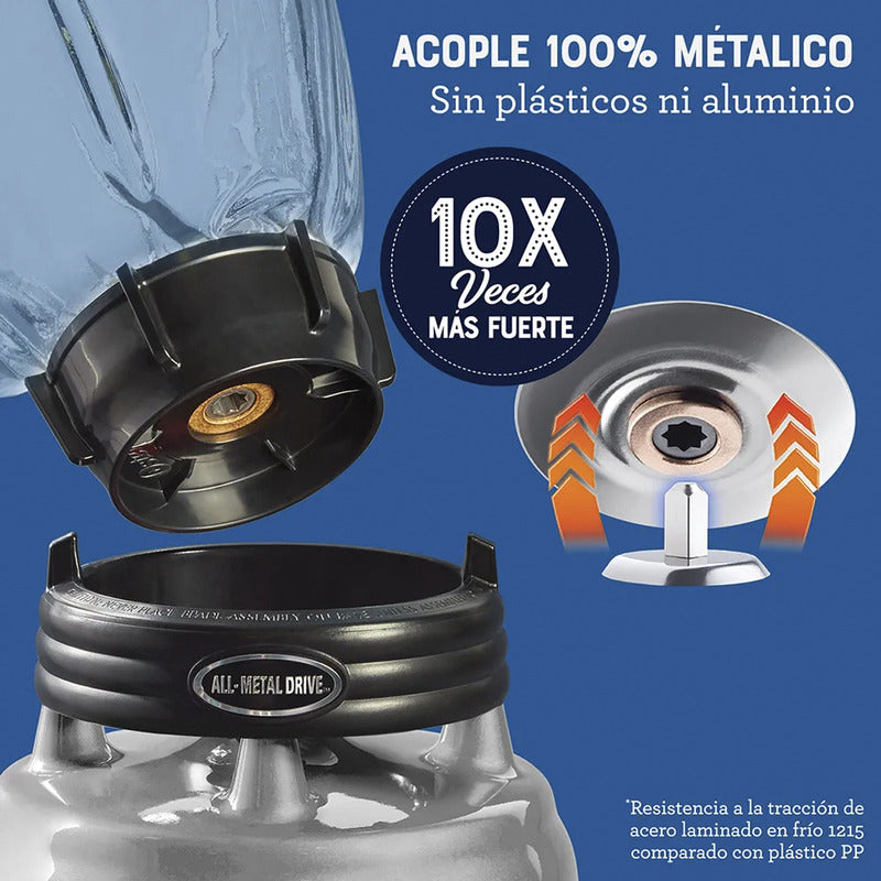 Licuadora Oster Vaso Vidrio 1v Reversible Blstbeste-013