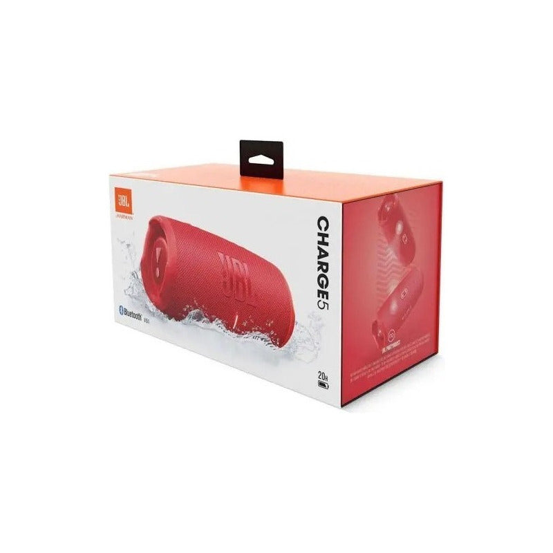 Bocina Jbl Charge 5 Jblcharge5 Portátil Con Bluetooth Waterproof Red 127v