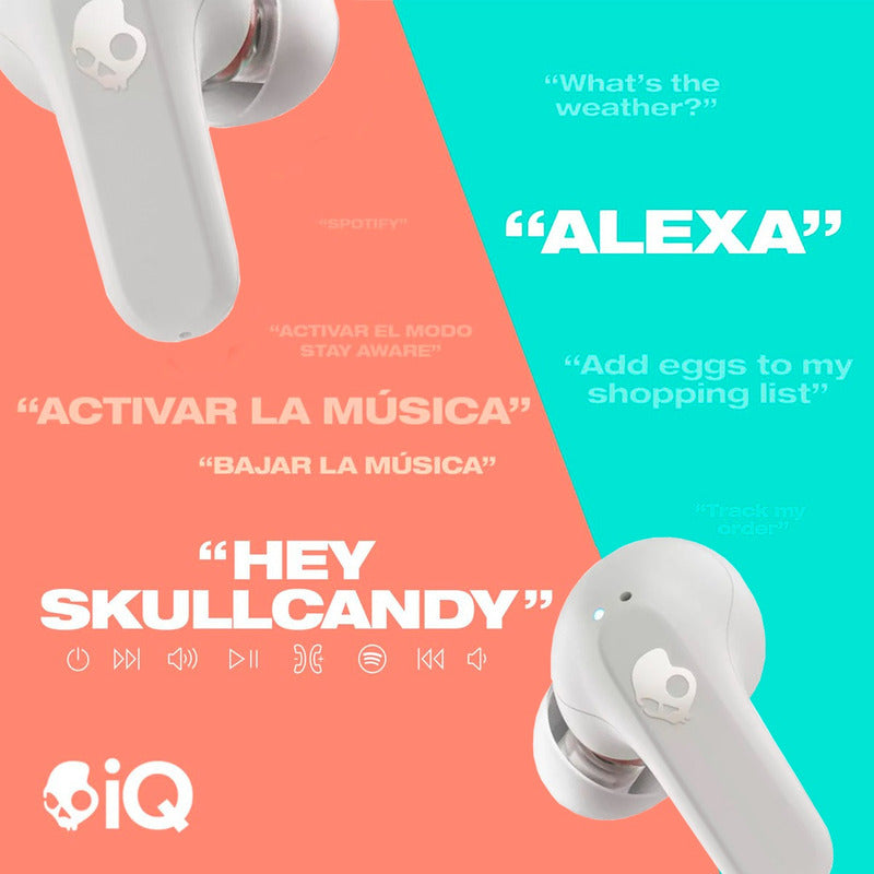 Audífonos Inalámbricos Skullcandy Rail In-ear Con Alexa