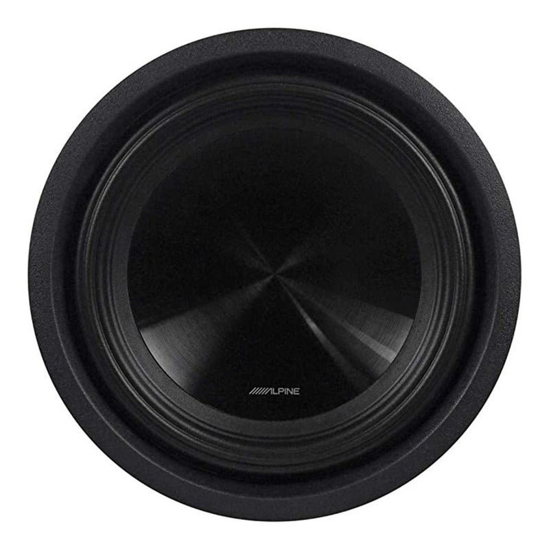 Subwoofer Alpine Modelo W10s4 10 Pulgadas Potencia Máxima 750w Potencia Rms 250w 4 Ohmios Color Negro