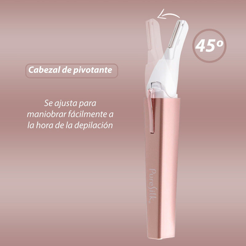 Depiladora Pure Silk Cara, Bikini Y Zonas Intimas Luz Led