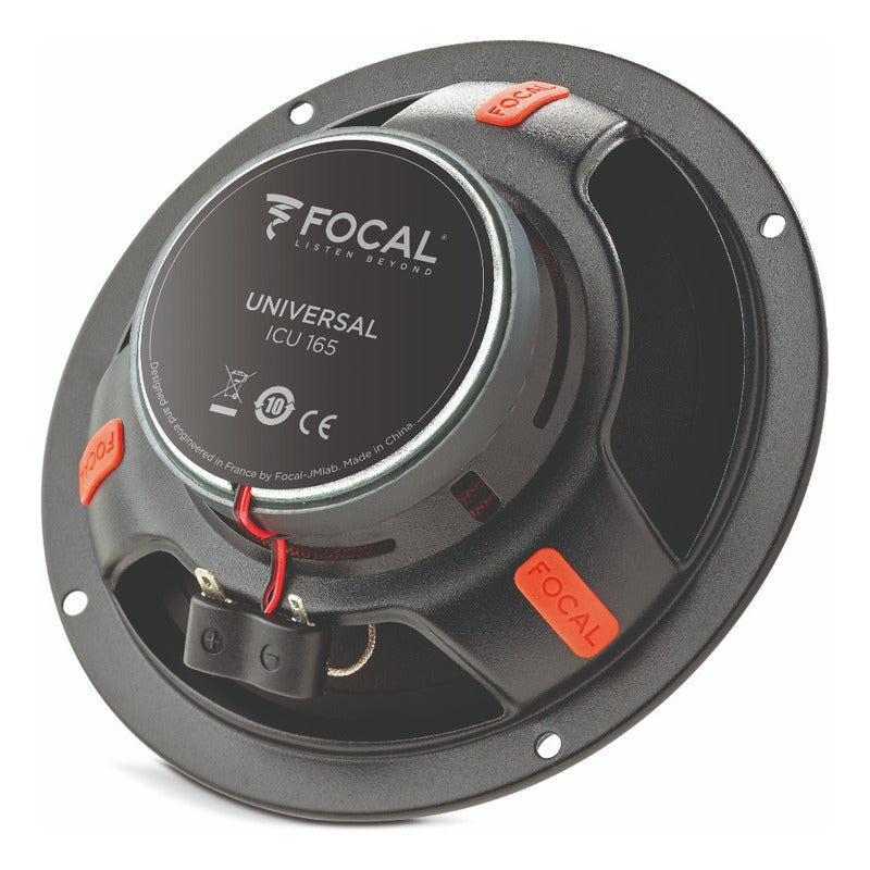 Bocinas Para Auto Focal Universal Icu165 6,5inc 2vias 70wrms