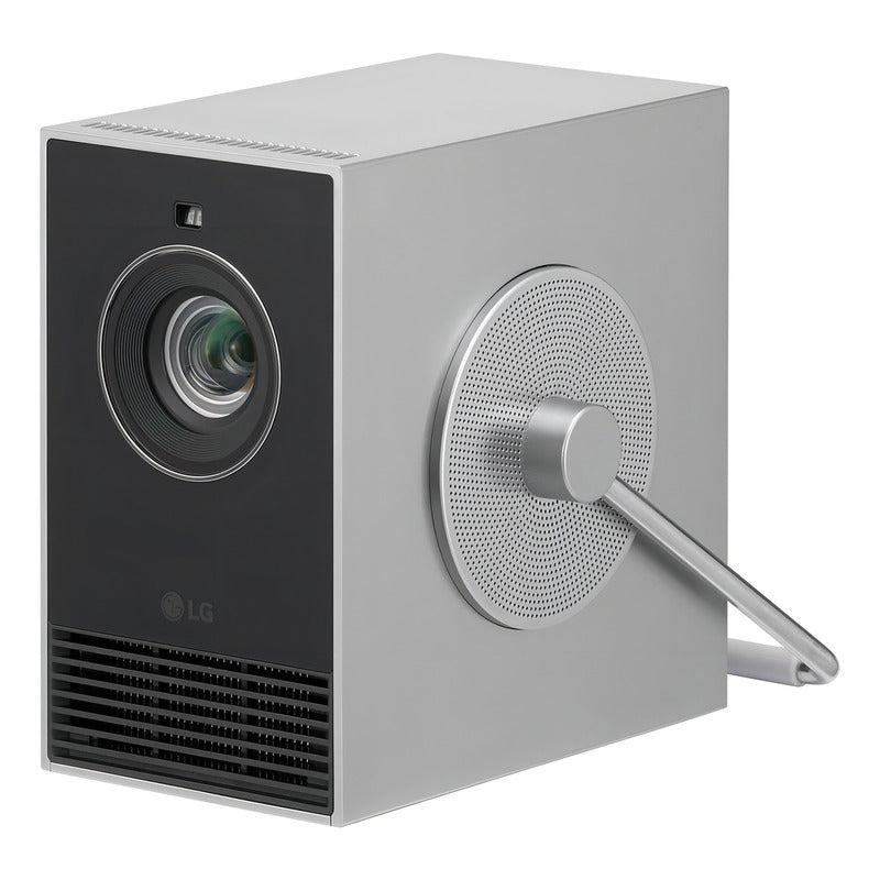 Mini Proyector Portátil Inteligente LG Cinebeam Q Hu710pb 4k, Con Ajuste De Pantalla Automático, Enfoque Automático, Láser Rgb, Hasta 154%