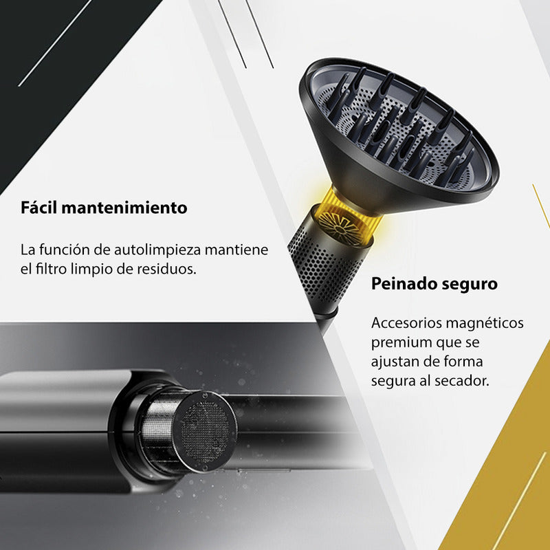 Vanquish Wahl Professional, Secadora De Cabello Con Control De Flujo De Aire, Potente Motor, 4 Temperaturas De Calor, 3 Ajustes De Velocidad, Limpieza Automática, Diseño Ligero