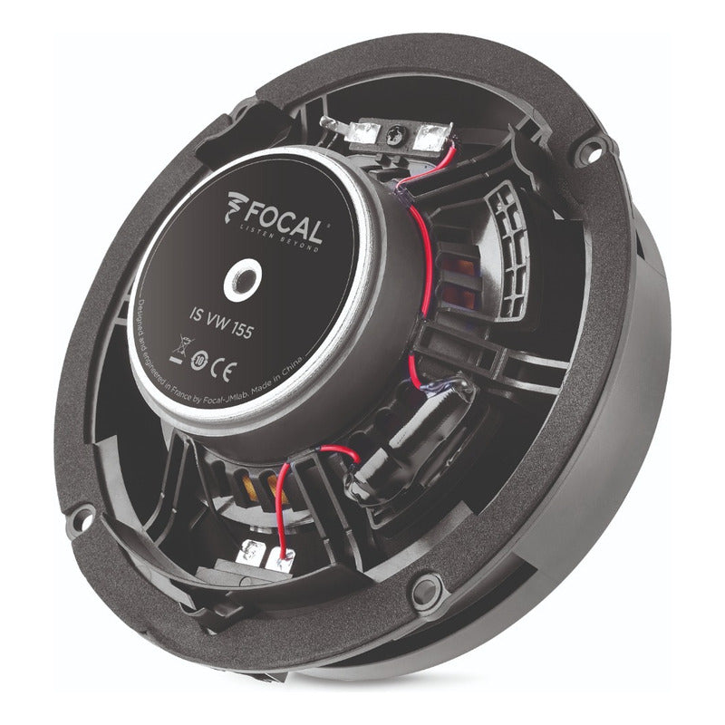 Bocinas Para Auto Focal Is Vw 155 6inc 2vias 50wrms 100wmax Color Negro