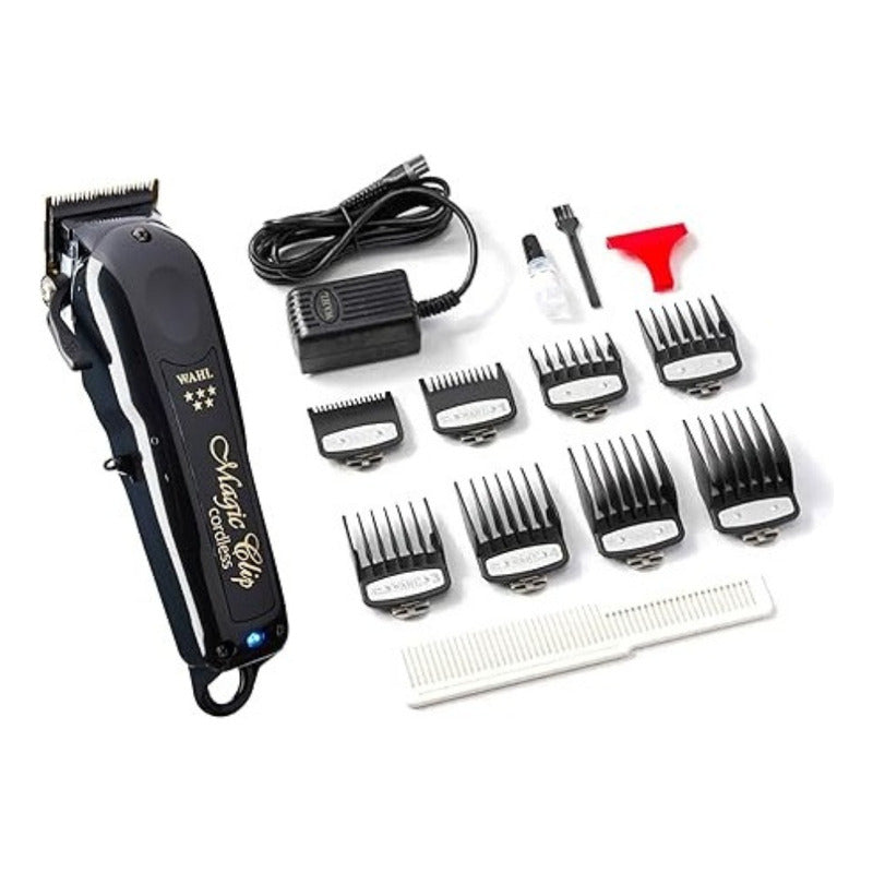 Maquina Rasuradora De Cabello Wahl Clipper Inalámbrica Magic Black Navaja Diamante