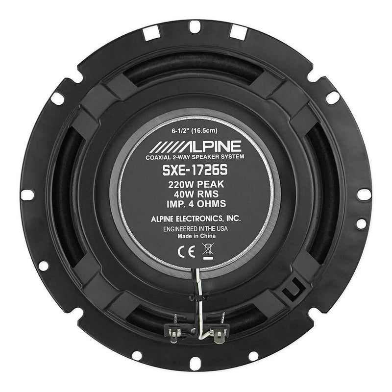 Bocinas Alpine 6.5 Altavoces Coaxiales 2 Vías