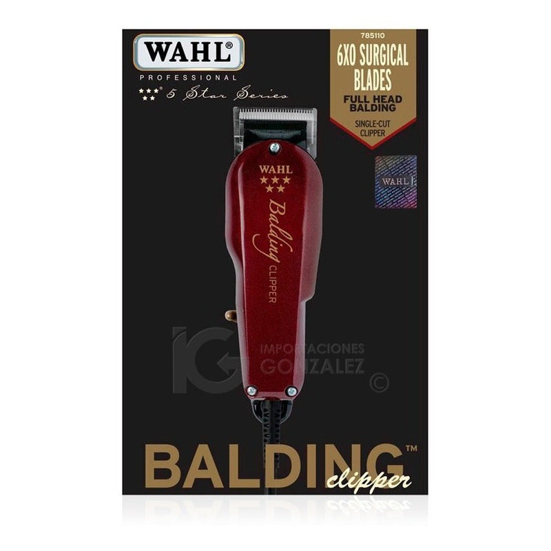 Máquina Cortadora De Pelo Wahl® Professional 5 Star Clipper Balding 8110 Original Con Holograma De Autenticidad 127v