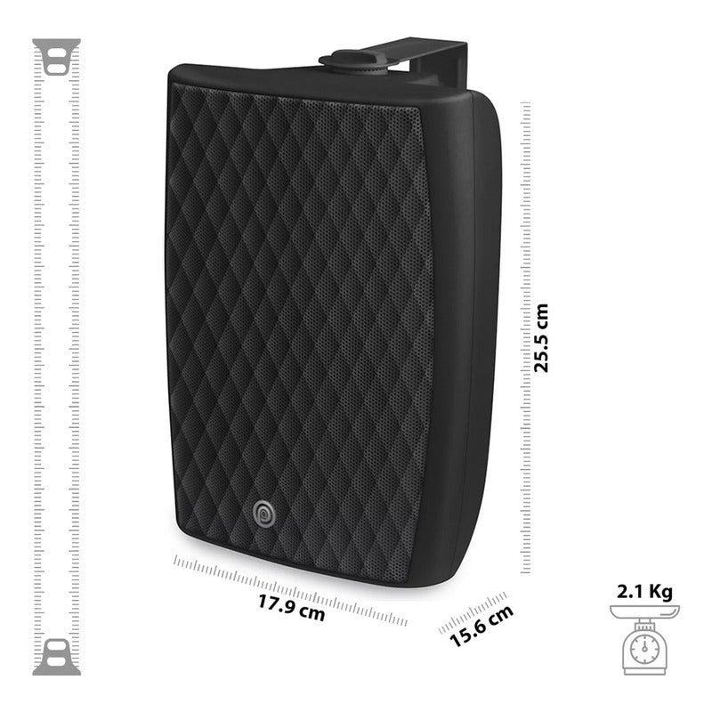 Bocina Para Exterior E Interior Pure Acoustics Pasivas 5.25 Pulgadas Para Patios Terrazas Protección Contra Lluvia Ip55 Blyss 545