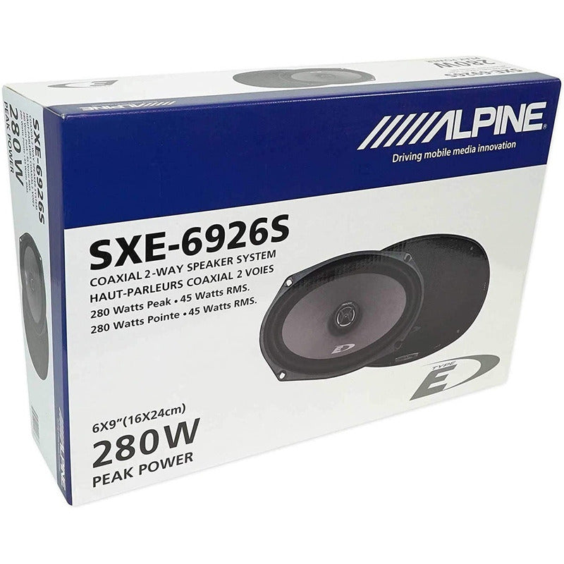Nuevas Bocinas Coaxiales 2 Vías Alpine 6x9 280 Vatios
