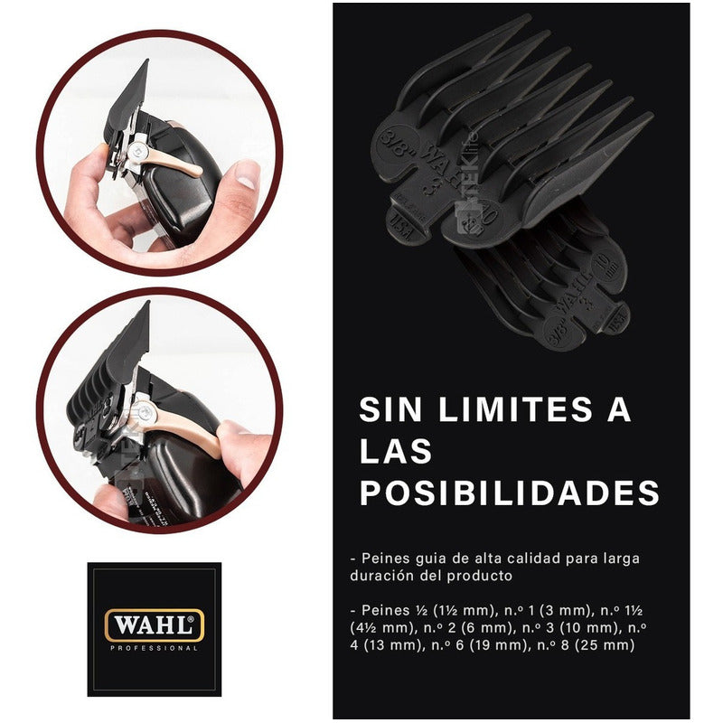 Maquina Cortadora De Pelo Wahl Professional 5 Star Cordless Magic Clip 8148 Con Holograma De Autenticidad