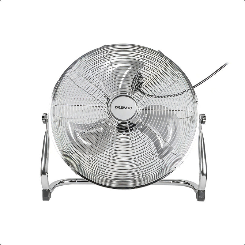 Ventilador De Piso Daewoo Cromado 16pul 3vel Aspas Aluminio