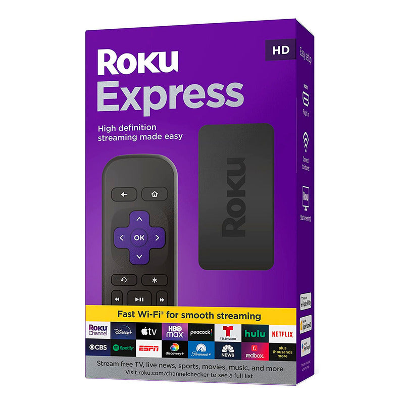 Roku Express 3960 Hd Dispositivo De Streaming Con Control Remoto