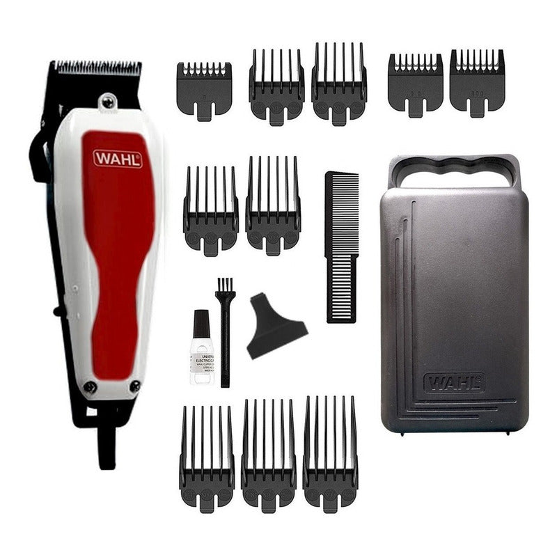 Maquina Para Cortar Cabello Y Barba Kit Completo 17 Piezas